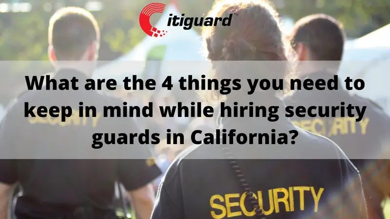 security guards california