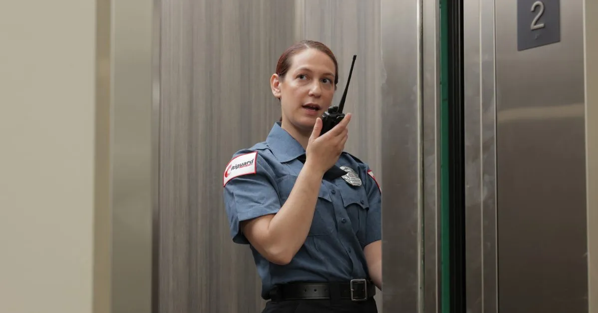 (Citiguard security guard talking over the radio)
