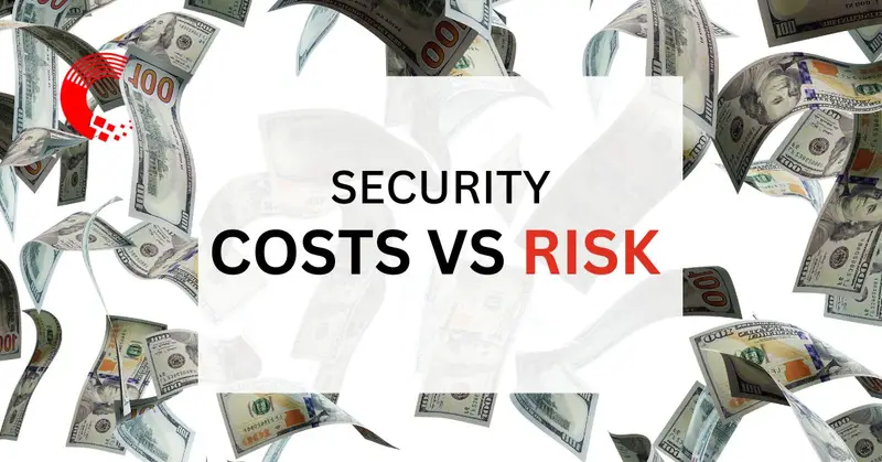 business risk management, security cost vs. risk, impact of no security, cost of theft and fraud
