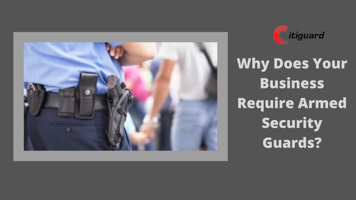 Why Does Your Business Require Armed Security Guards?