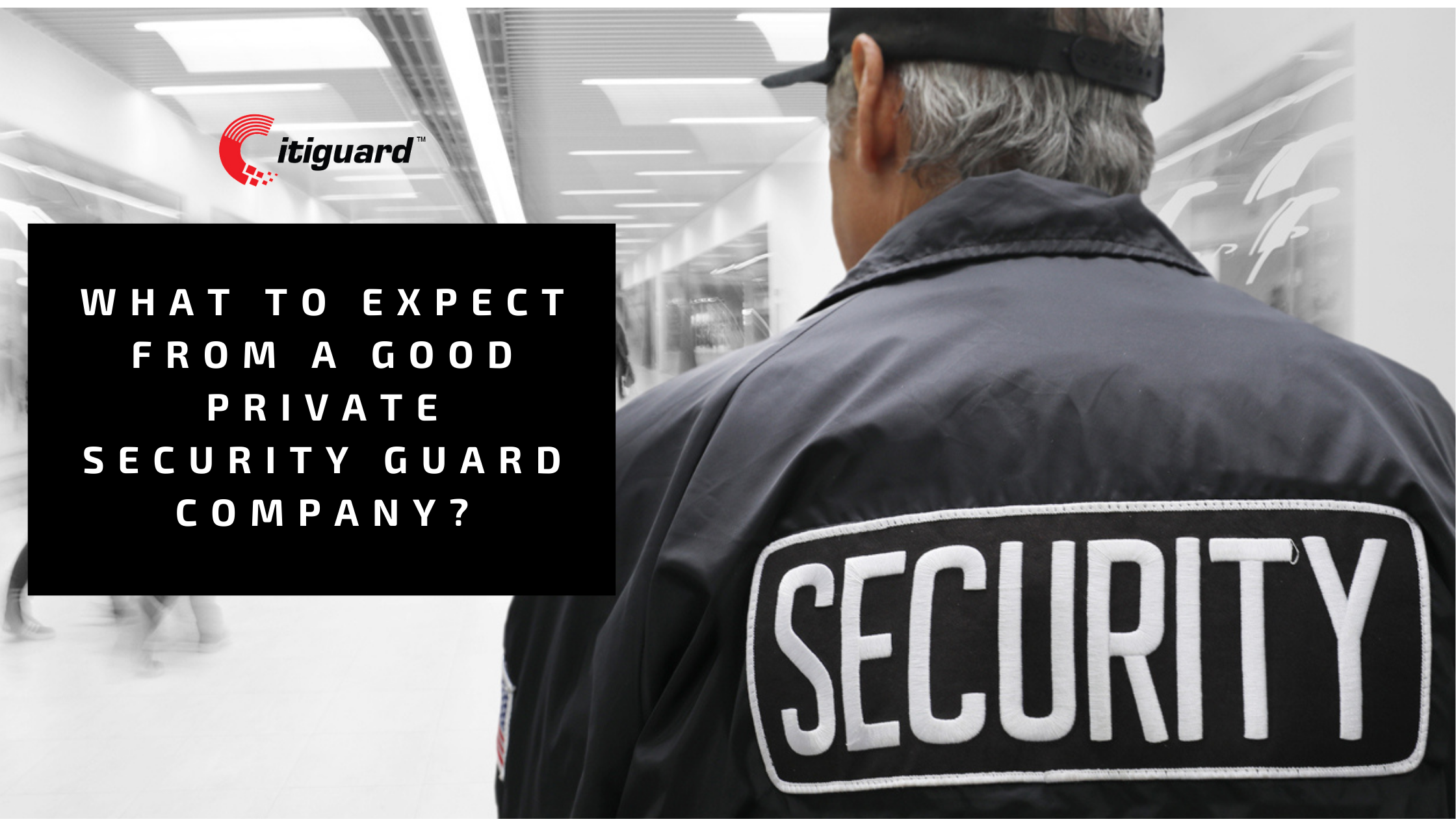 What to Expect from a Good Private Security Guard Company?