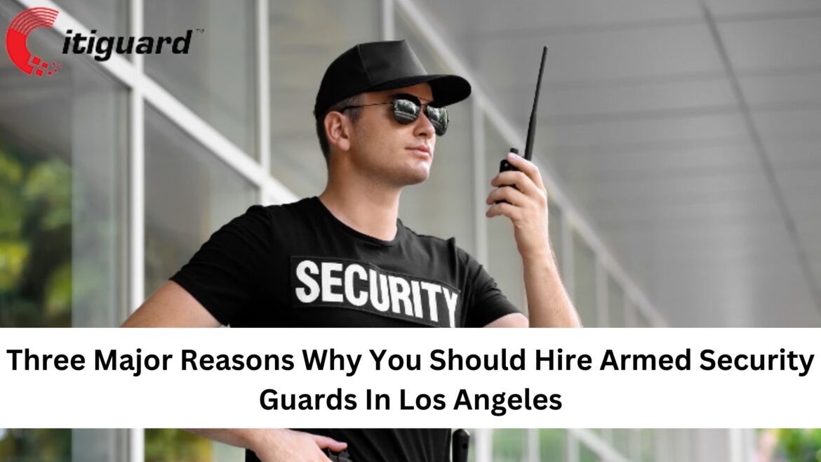 Three Major Reasons Why You Should Hire Armed Security Guards In Los Angeles.